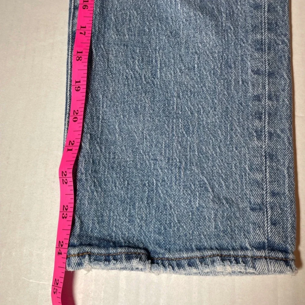 Madewell Classic Straight Jean‎ Womens 28 Medium Wash High Rise Blue Denim